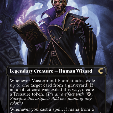 Mastermind Plum (Borderless) [Ravnica: Clue Edition]