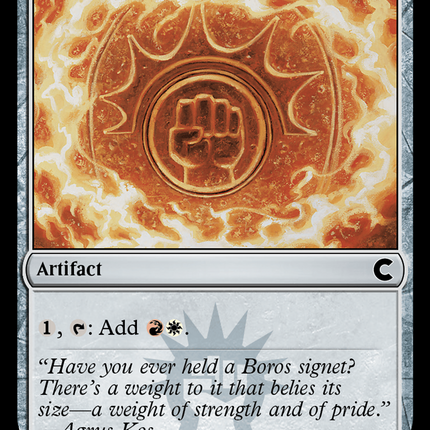 Boros Signet [Ravnica: Clue Edition]