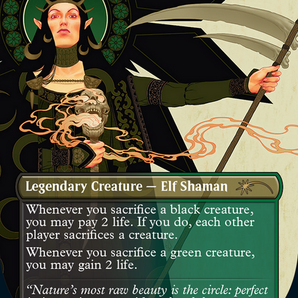 Savra, Queen of the Golgari (Borderless) [Secret Lair Drop]