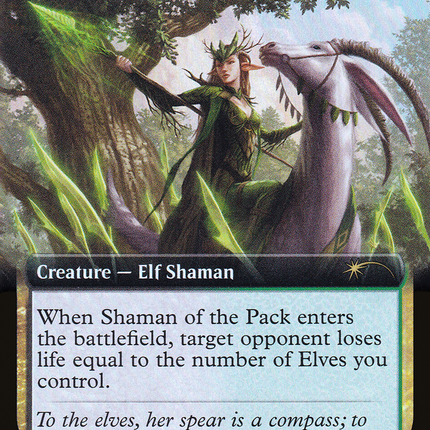 Shaman of the Pack (Extended Art) [Secret Lair Drop] Foil