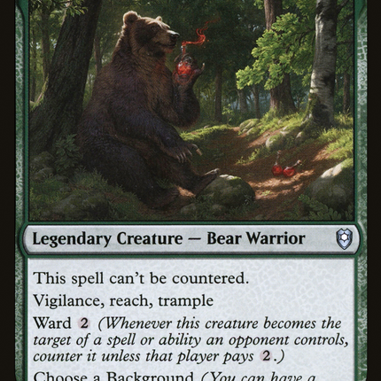Wilson, Refined Grizzly [Commander Legends: Battle for Baldur's Gate]
