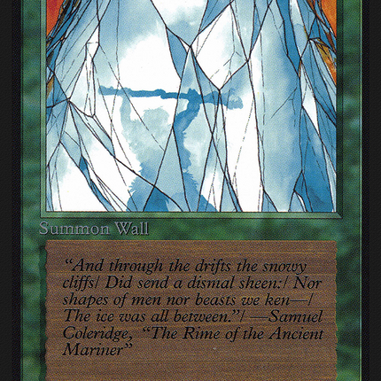 Wall of Ice [Intl. Collectors' Edition]