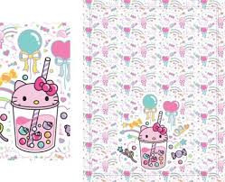 HELLO KITTY - All Over Pattern Sugar Rush Dish Towel