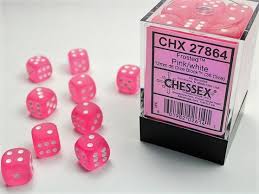 Frosted Pink/White 36 D6