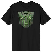 Transformers - Autobots Crest Black Adult Tee