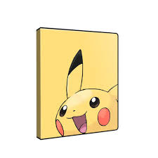 4-Pocket Portfolio - Pikachu Face