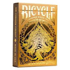 BICYCLE - Gold Dragon -  Playing cards
