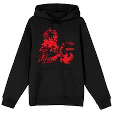 Dungeons And Dragons - Dragon Ampersand Black Adult Hoodie
