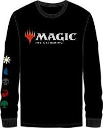 Magic the Gathering - Magic logo and symbols Black long sleeve