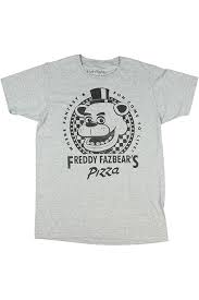 Five Nights At Freddy's - Fazbear Adult Heather Grey Tee