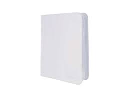 BCW 4-Pocket Toploader Z-folio - White