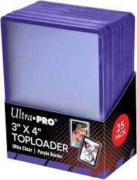 Ultra Pro Purple Border 3x4 Toploaders