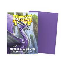 Dragon Shield Standard - Nebula & Silver - Matte Dual Sleeves