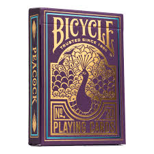 BICYCLE - Purple Peacock Playing Cards
