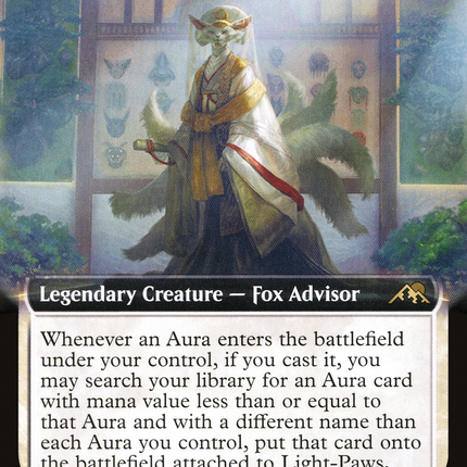 Light-Paws, Emperor's Voice (Extended Art) [Kamigawa: Neon Dynasty]