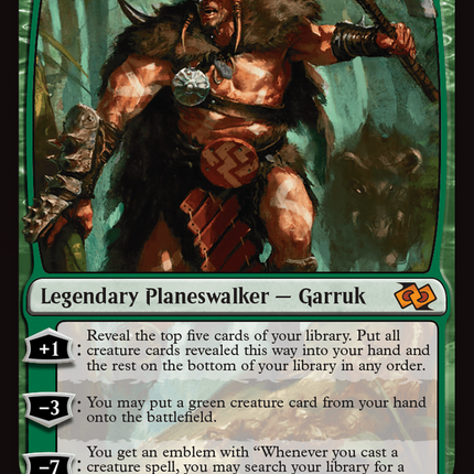 Garruk, Caller of Beasts [Foundations Jumpstart] Foil