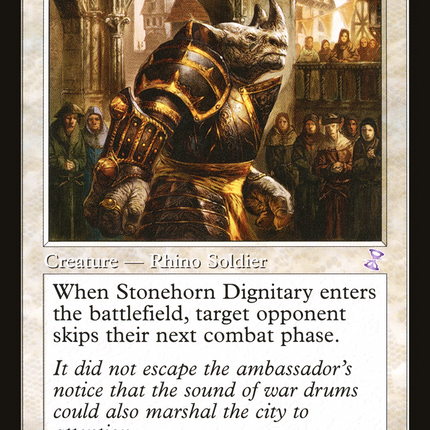 Stonehorn Dignitary (Retro) [Time Spiral Remastered]