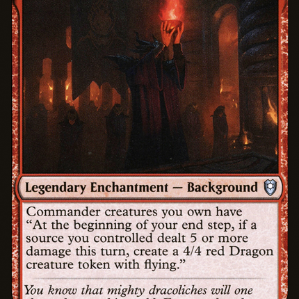 Dragon Cultist [Commander Legends: Battle for Baldur's Gate]