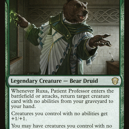 Ruxa, Patient Professor [Commander 2021]
