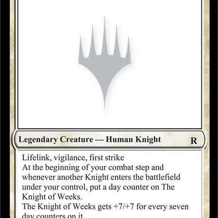 The Knight of Weeks [Unknown Event]