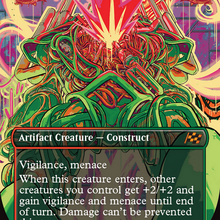 Pyrewood Gearhulk (Borderless) [Aetherdrift] Foil