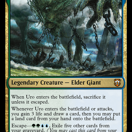Uro, Titan of Nature's Wrath [Modern Horizons 3 Commander] Foil