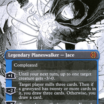 Jace, the Perfected Mind (Showcase) (Borderless) [Phyrexia: All Will Be One]