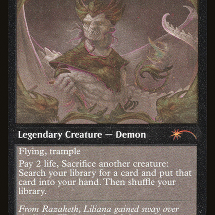 Razaketh, the Foulblooded [Secret Lair Drop] Etched Foil