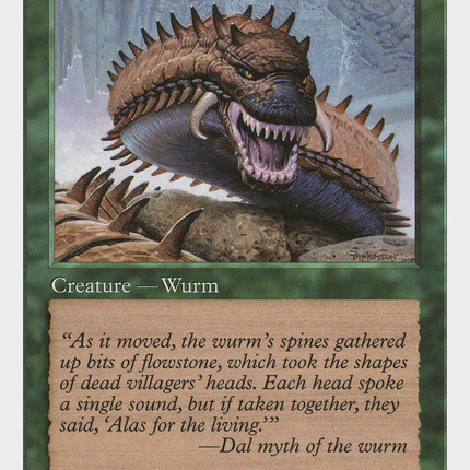 Spined Wurm [Media Inserts]