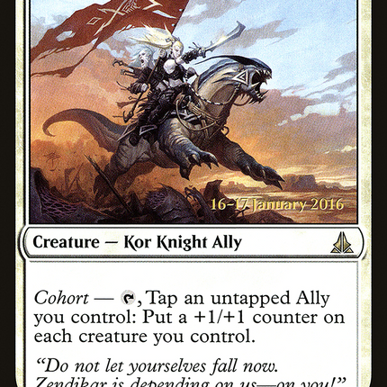 Munda's Vanguard [Oath of the Gatewatch Promos] Prerelease Foil