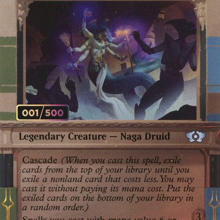 Imoti, Celebrant of Bounty (Showcase) (Borderless) [Multiverse Legends] Serialized Foil