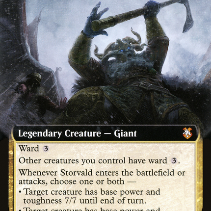 Storvald, Frost Giant Jarl (Extended Art) [Forgotten Realms Commander]