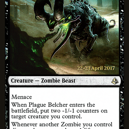 Plague Belcher [Amonkhet Promos] Prerelease Foil