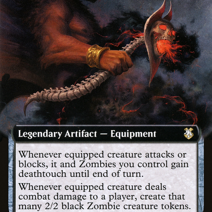 Wand of Orcus (Extended Art) [Forgotten Realms Commander]
