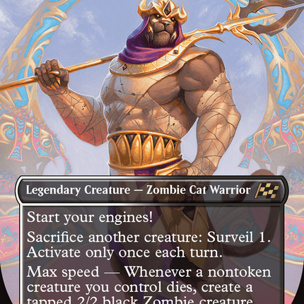 Zahur, Glory's Past (Borderless) [Aetherdrift] Foil