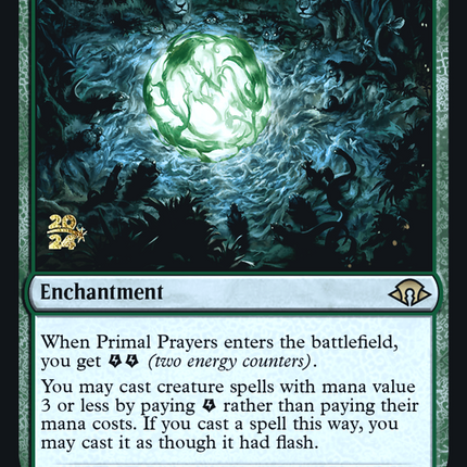 Primal Prayers [Modern Horizons 3 Promos] Prerelease Foil