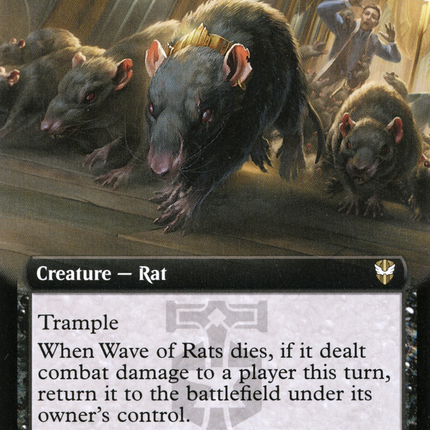 Wave of Rats (Extended Art) [New Capenna Commander]