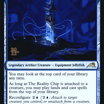 The Reality Chip [Kamigawa: Neon Dynasty Promos] Prerelease Foil