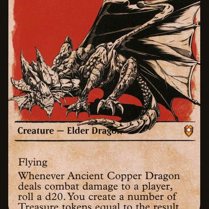 Ancient Copper Dragon (Showcase) [Commander Legends: Battle for Baldur's Gate]