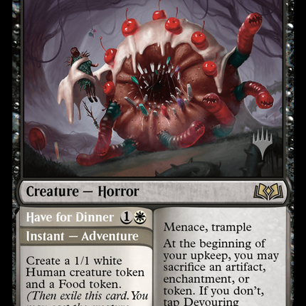Devouring Sugarmaw // Have for Dinner [Wilds of Eldraine Promos]