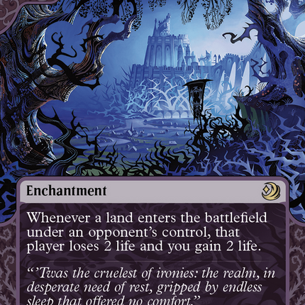 Polluted Bonds (Showcase) (Borderless) [Wilds of Eldraine: Enchanting Tales]