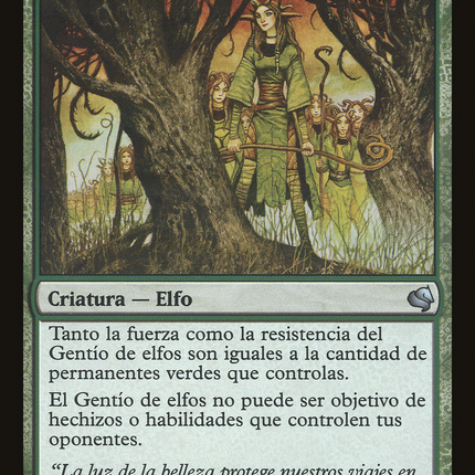 Drove of Elves - Gentío de elfos  [Salvat 2011]