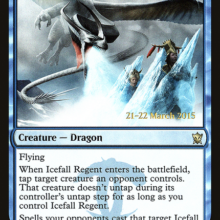Icefall Regent [Dragons of Tarkir Promos] Prerelease Foil