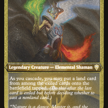 Averna, the Chaos Bloom [Commander Legends] Foil