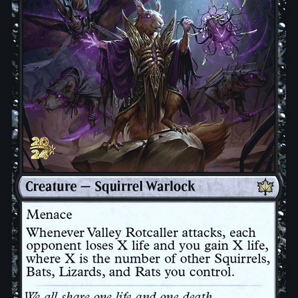 Valley Rotcaller [Bloomburrow Promos] Prerelease Foil