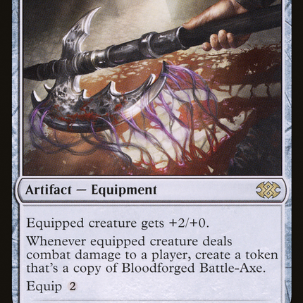 Bloodforged Battle-Axe [Double Masters 2022]
