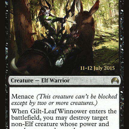 Gilt-Leaf Winnower [Magic Origins Promos] Prerelease Foil