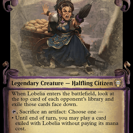 Lobelia, Defender of Bag End (Showcase) [Tales of Middle-earth Commander]