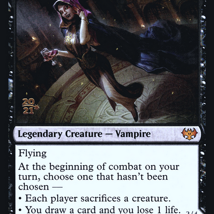 Henrika Domnathi // Henrika, Infernal Seer [Innistrad: Crimson Vow Promos] Prerelease Foil