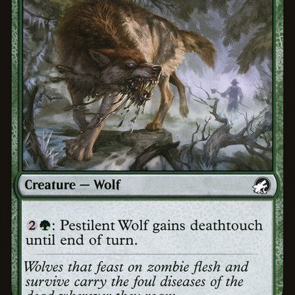 Pestilent Wolf [Innistrad: Midnight Hunt]